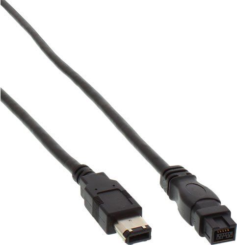 Cavo InLine FireWire 6 pin/9 pin acciaio/acciaio - 5 m (36905)