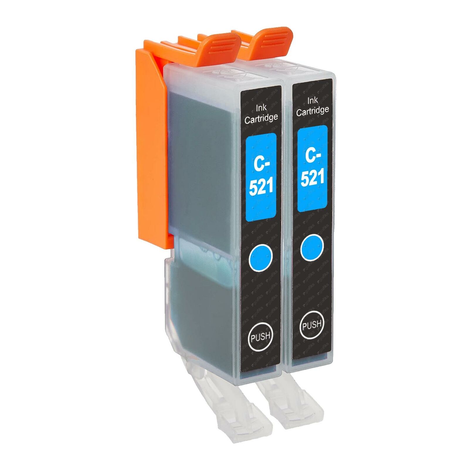 2 Ciano Cartucce d'inchiostro per Canon PIXMA iP4700 MP560 MP640 MX860