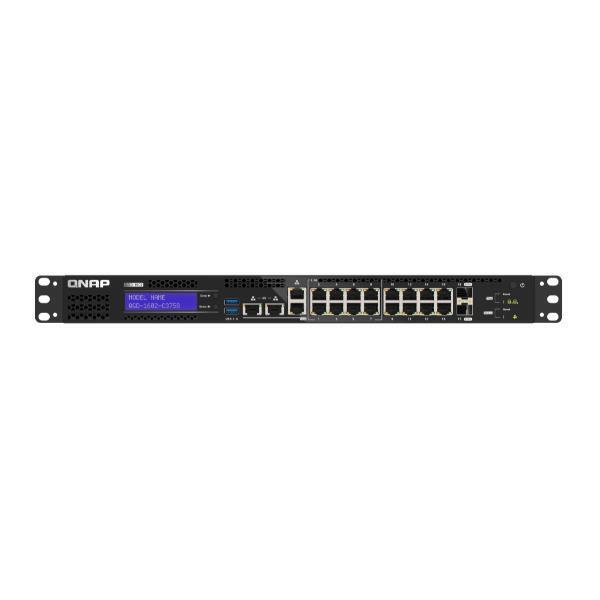 QNAP QGD-1602 Gestito L2 Gigabit Ethernet [10/100/1000] 1U Nero, Grigio (QGD-160