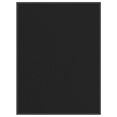 Vidaxl Zerbino Nero 80X120 Cm, Tappetino, Tappetino Di Benvenuto, Zerbino Interno, Zerbino D'Ingresso, Zerbino Esterno, Zerbino Lavabile
