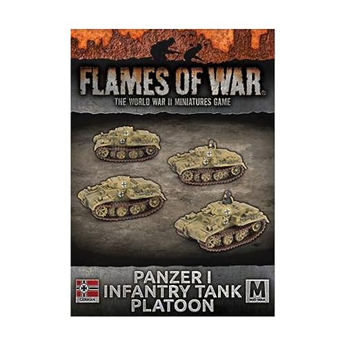 Battlefront Miniatures Flames Of War Ww2: Tedesco - Plotone Di Carri Armati Di Fanteria Panzer I