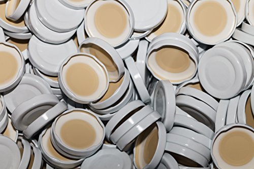Ae-Glas - 10-75 Tappi Per Bottiglie Per Il Latte, Tappi Twist-Off Per Bottiglie Di Vetro Con Una Bocca Da 48 Mm, Bianchi (10 Pezzi)