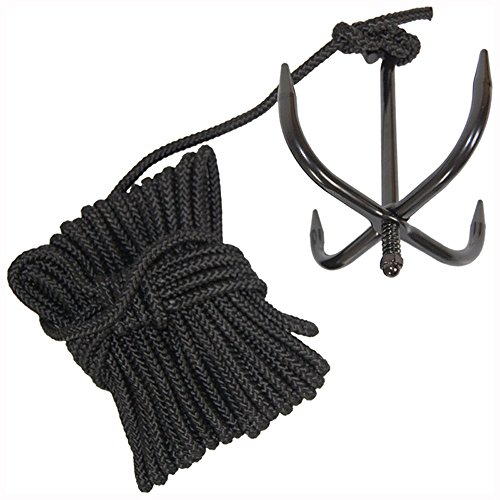 Mil-Tec Ancoraggio Corda Nero