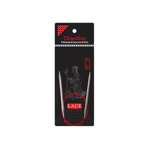 Ago Circolare Chiaogoo Red Lace 40Cm 1,75Mm - 1Pc