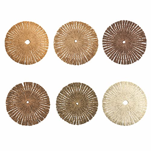 Villa D'Este Home Tivoli Nature Set 6 Tovagliette Ø 38 Cm In Carta