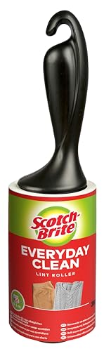 Scotch-Brite Spazzola Adesiva Levapelucchi - 1 Rullo 56 Fogli - Ottimo Per Peli Di Animali, Abbigliamento, Mobili