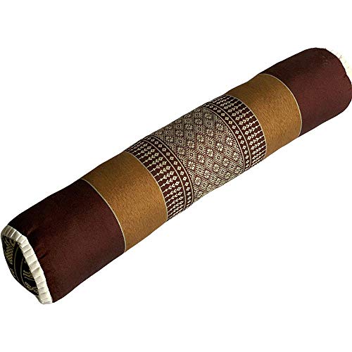 Vie Naturals Thai Kapok-Cuscino Per Collo Piccolo, Colore: Marrone, Multicolore, Taglia Unica