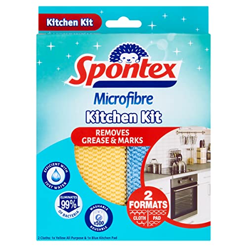 Spontex Kit Da Cucina In Microfibra