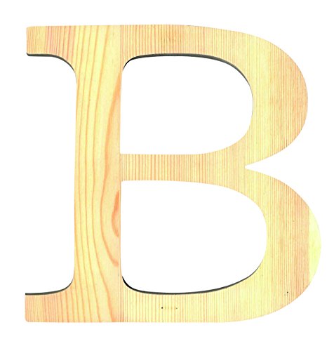 Artemio 11,5 Cm Parte Superiore Della Custodia Lettera B In Legno, Beige