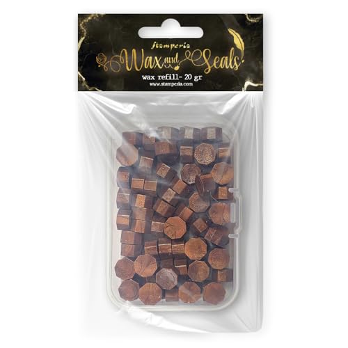 Stamperia Waxc11 - Ricarica Per Cera, Colore: Oro Chiaro, 7,5 X 5 X 2 Cm