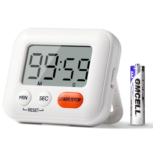 Blendura Timer Cucina Timer Digitale, Timer Bambini Con Interruttore Di Accensione, Adatto A Varie Occasioni Come Cucinare, Cuocere Al Forno, Sport, E