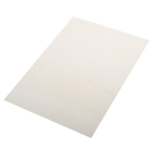 Rayher Foglio Gommapiuma Glitter, Bianco, 30X45X0,2Cm, 3005102
