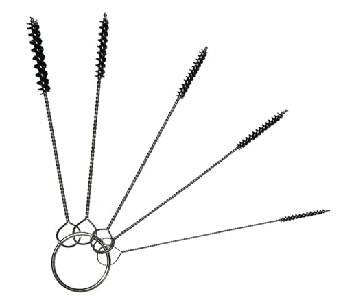 Sparmax Set Di 5 Spazzole Di Pulizia Per Aerografo, Altri Materiali, Acciaio, Médium