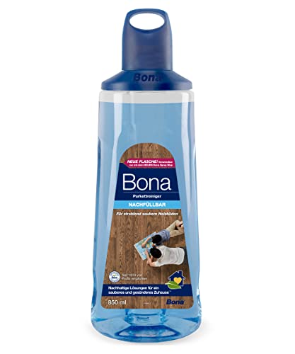 Bona Detergente Per Pavimenti In Legno, Bottiglia Per Parquet, 850 Ml, Cartuccia Per Spray Premium