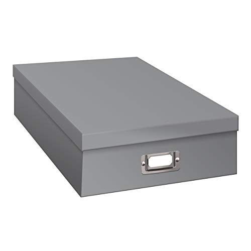 Pioneer Photo Albums Scatola Portaoggetti, Metallo, Grigio