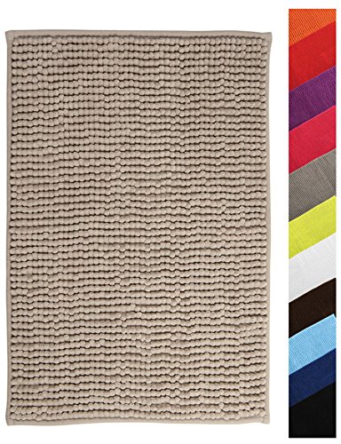 Msv Tappetino Da Bagno Ciniglia 60 X 90 Cm Verde