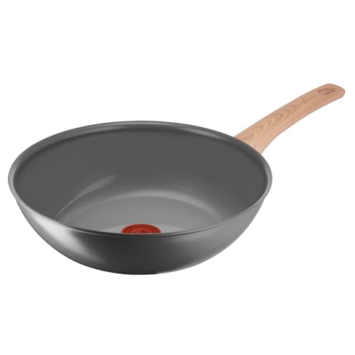 Lagostina Vivissima, Wok Antiaderente 28 Cm Con Manico Lungo, Rivestimento In Ceramica, Riscaldamento Rapido E Cottura Uniforme, Adatto A Tutte Le Fon