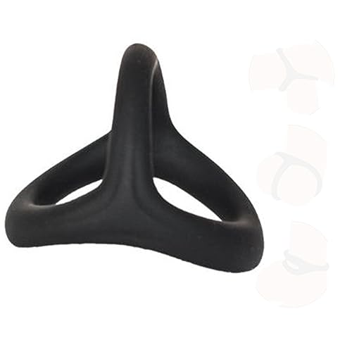 Accessori Per Principianti Da Uomo Anello In Silicone Lócking Rìnğ (Nero)