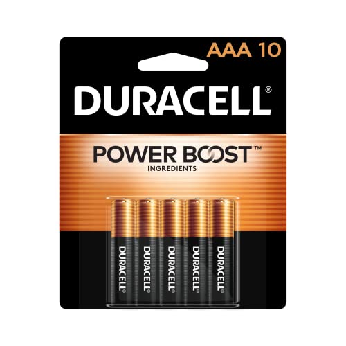 Duracell Batteries, Aaa, 10/Pk, Sold As 1 Package