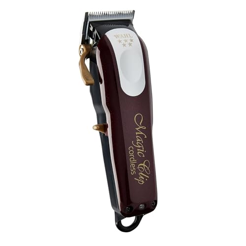 Wahl Cordless Magic Clip - Tagliacapelli Per La Sfumatura, Rosso