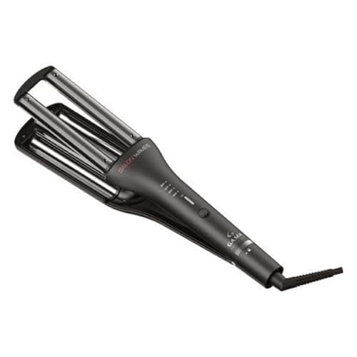 Ga.Ma Italy Professional, Ferro Arricciacapelli Salon Curl Waves, Potenza 110 W, Rivestimento Silk-Chrome Titanium, Temperatura 160°-220°C, Display Le