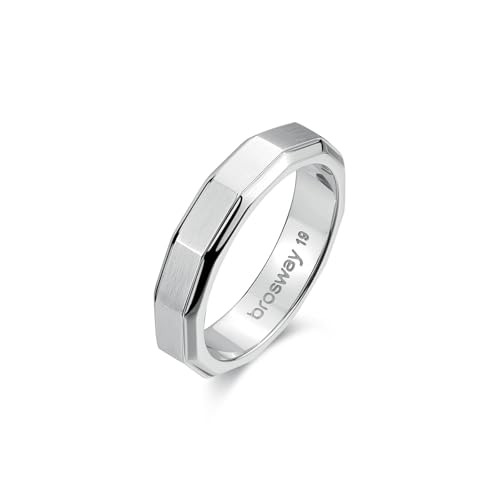 Brosway Anello Uomo In Acciaio, Anello Uomo Collezione Riptide - Btd033B