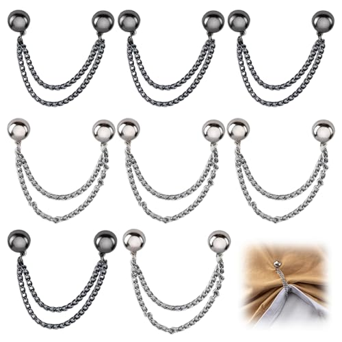 8 Pezzi Mollette Magnetiche Multifunzione Per Abbigliamento,Multi Function Magnetic Clothing Clips Multi-Function Magnetic Pins For Clothes,Super Magn