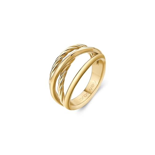 Brosway Anello A Fascia Donna In Acciaio, Anello Donna Collezione Amy - Bay32C
