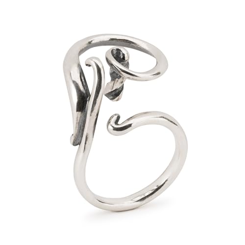 Trollbeads Anillo Para Mujer Spiral Fantasy En Plata Tagri-00488, Argento, Non Gemma