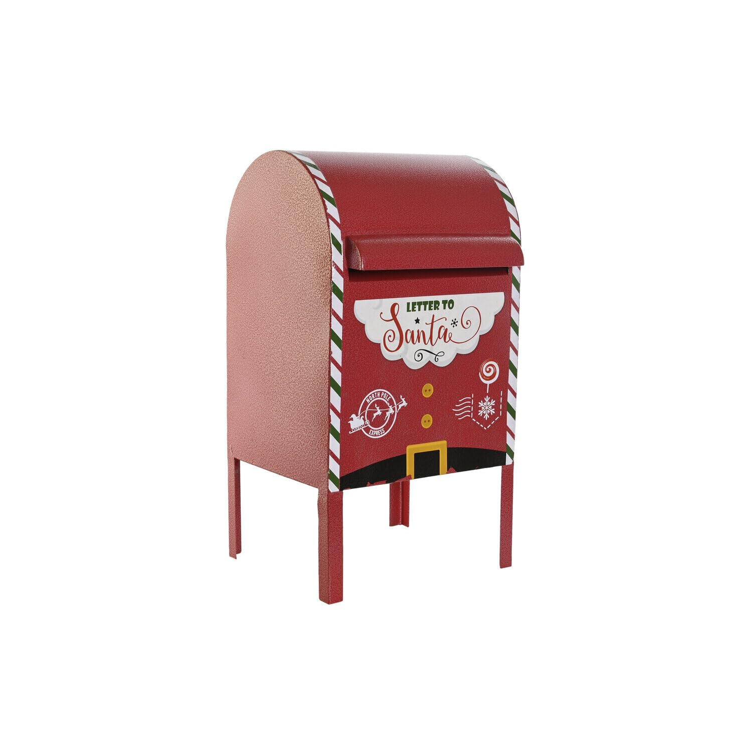 BUZON METAL 28,5X26,5X52 ROJO (d5D)