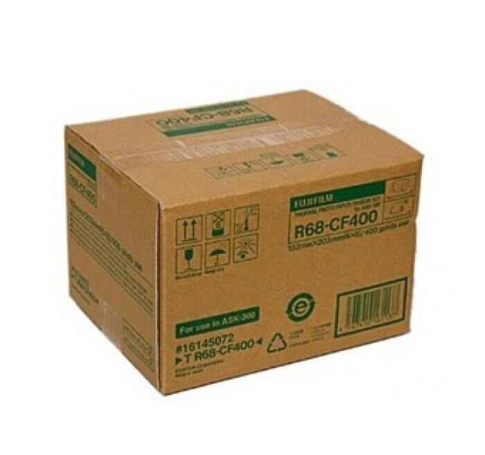Fujifilm T R68-CF400 Carta + Ribbon  per 400 Stampe 15X20 x Stampante ASK-300