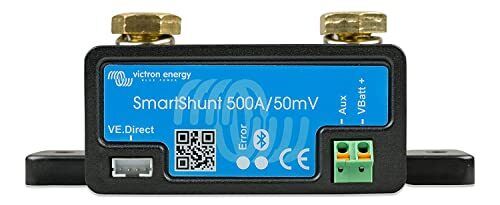 Victron Energia Shu050150050 SmartShunt Battery Monitor, 500A, Bluetooth (L7m)