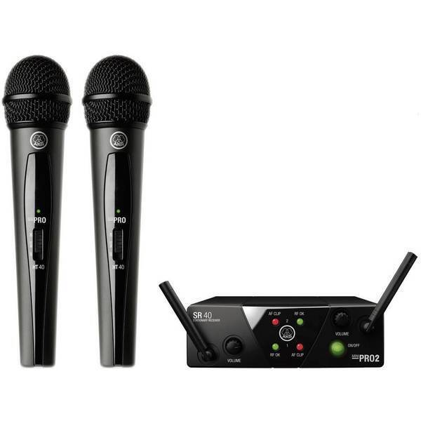 AKG WMS40MiniDualVocalSetISM  Kit microfono senza fili  WMS40MiniDual