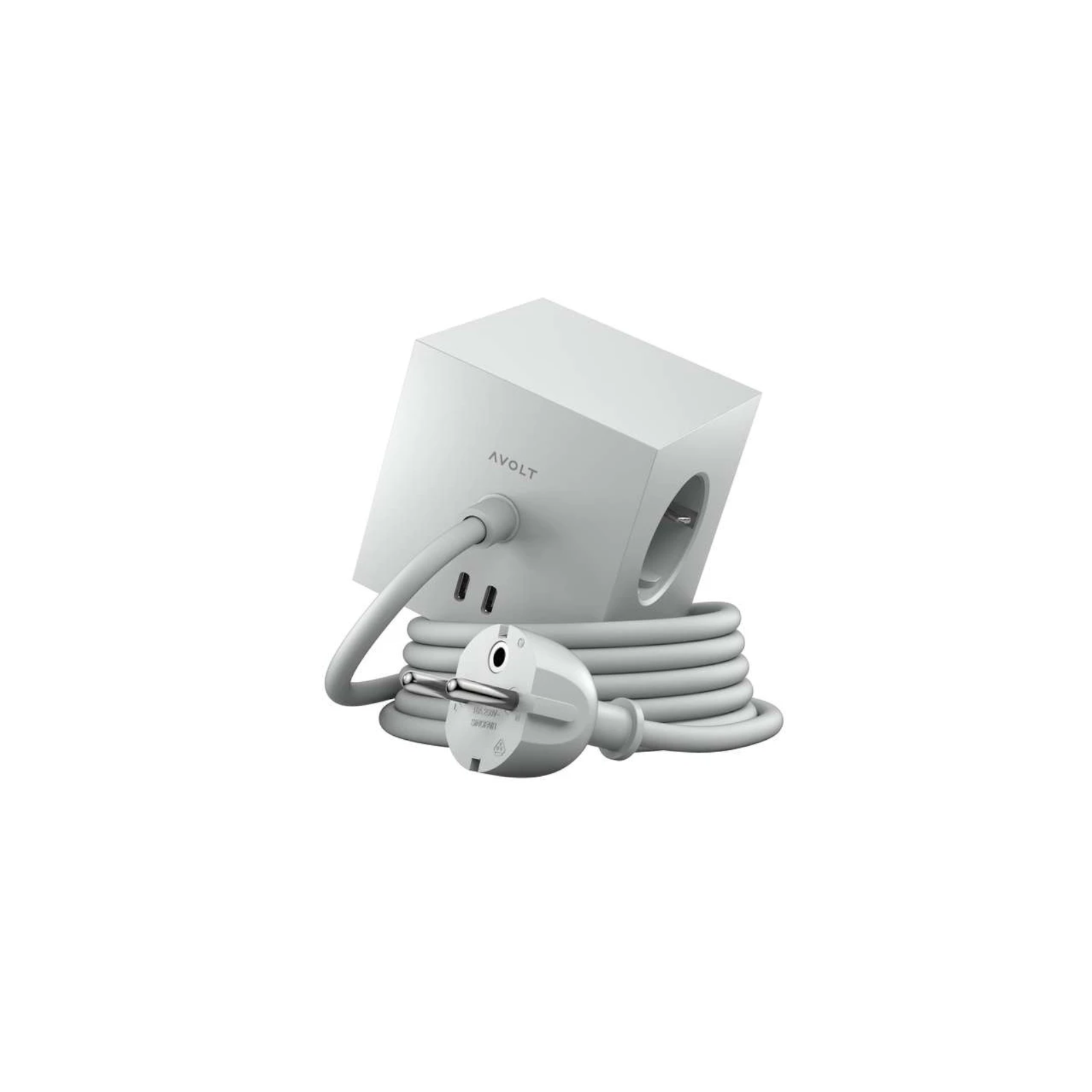 PRESA AVOLT SQUARE 1 USB C 1.8 METER GOTLAND GREY