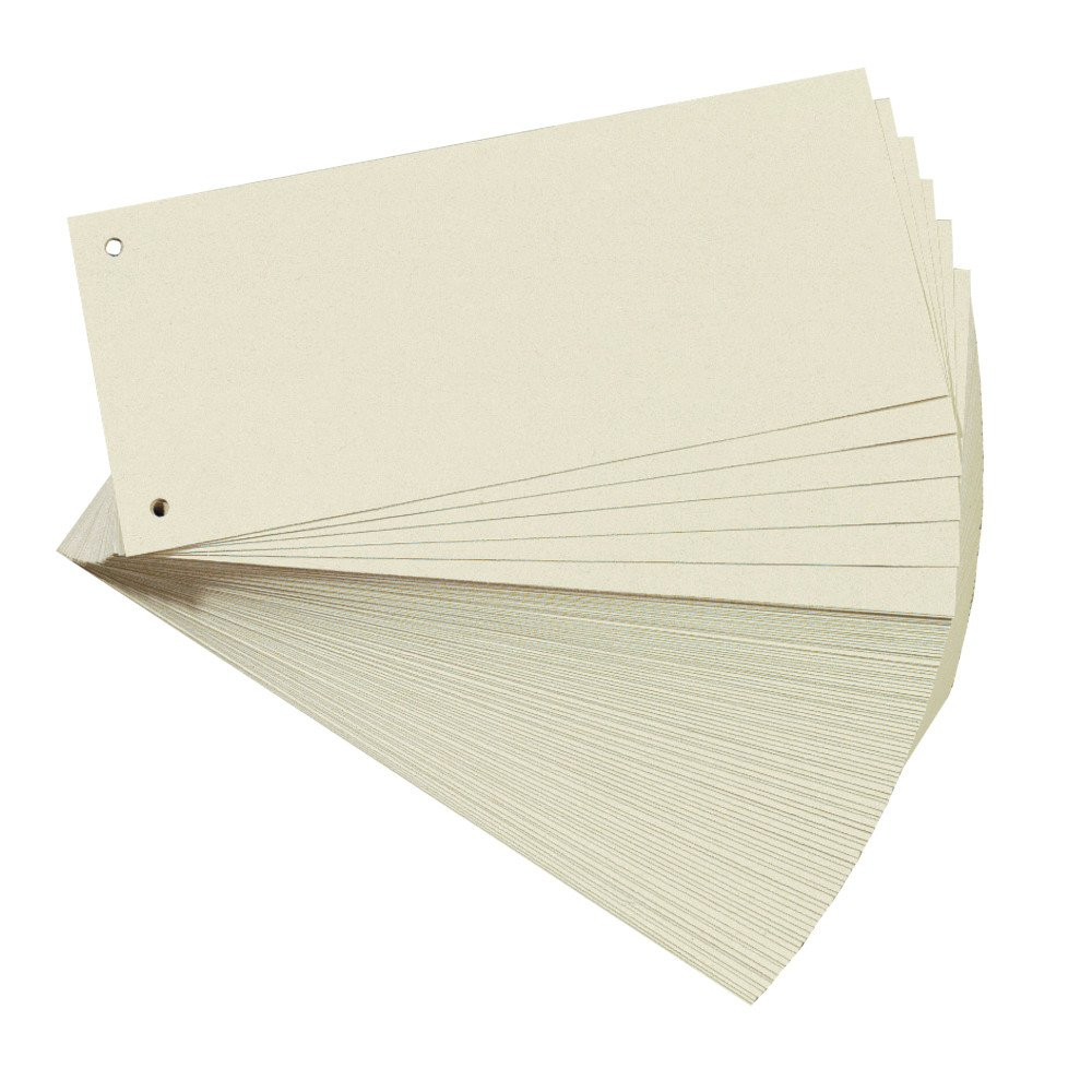 Herlitz 10843621 Trennstreifen, 100-er Packung, Chamois chamois 100 Stück Single