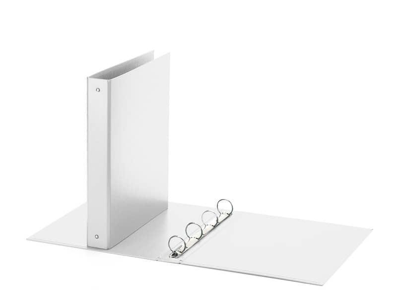 Raccoglitore FAVORIT Europa 22x30 cm 4 anelli tondi Ø 30 mm - dorso 4 cm bianco