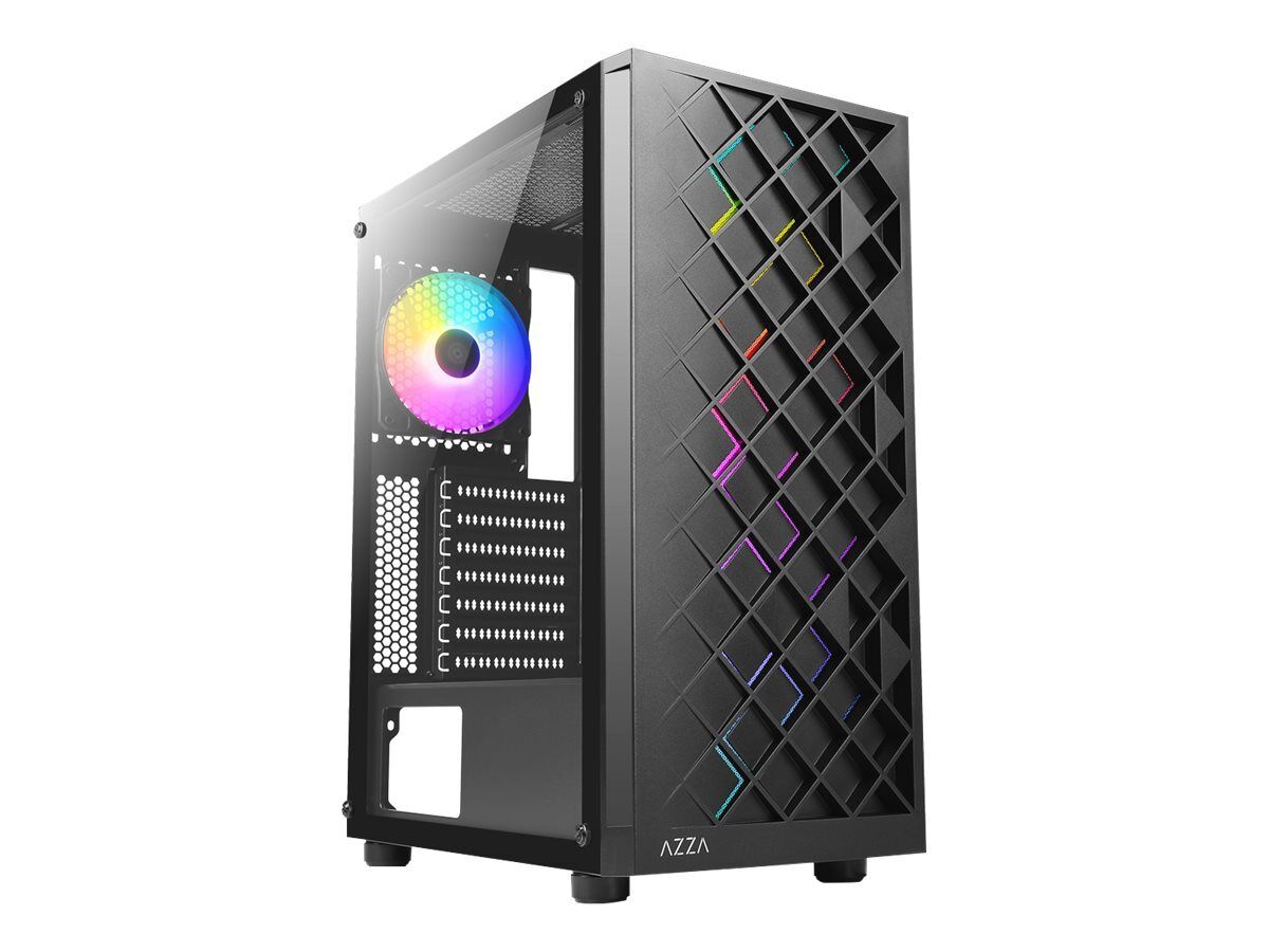 AZZA Spectra Mid tower ATX windowed side panel (tempered glass) no CSAZ-280B