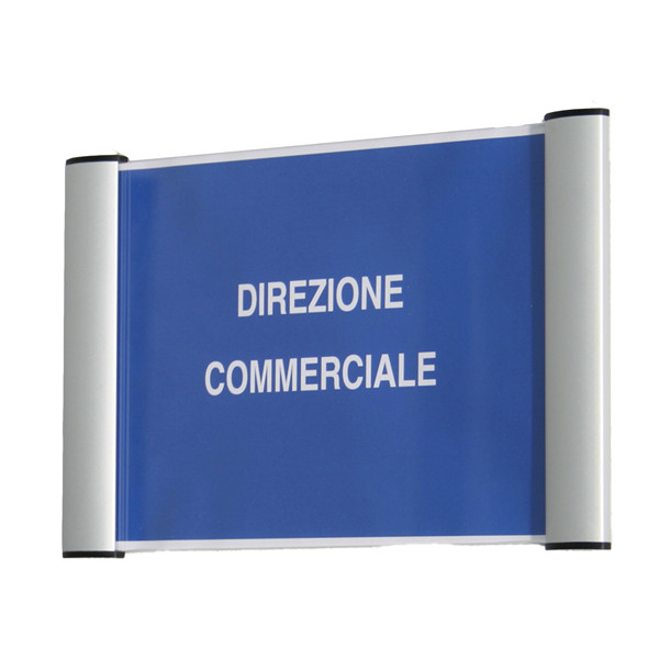 Portatarga Appendibile Wall Sign Tecnostyl - A4 - 30x21 cm - PTA01 (Argento)