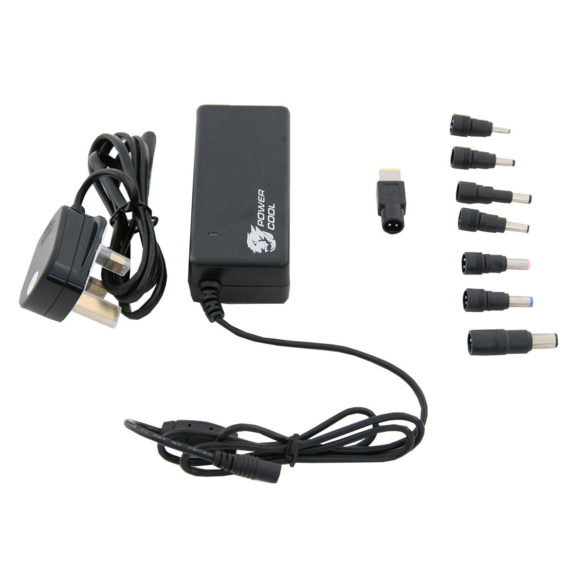 Powercool PC-ACU65H-S V4 65W 19V 3.42A Universal Laptop AC Adaptor With 8 TIPS -