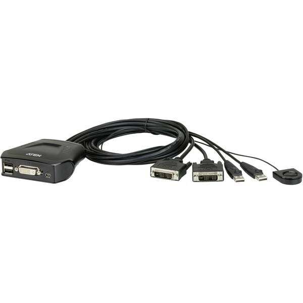 Aten CS22D-AT  2Port DVI Cable KVM- PROMO FINO AD ESAURIMENTO SCORTE