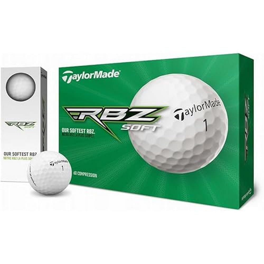 TaylorMade Palline da golf RBZ Soft Dozen, bianche, una dozzina 2021 (D6N)