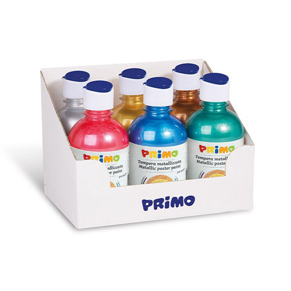 Tempera Metal Primo 6 Flaconi 300 ml PRIMO - 3009.99 GIODICART