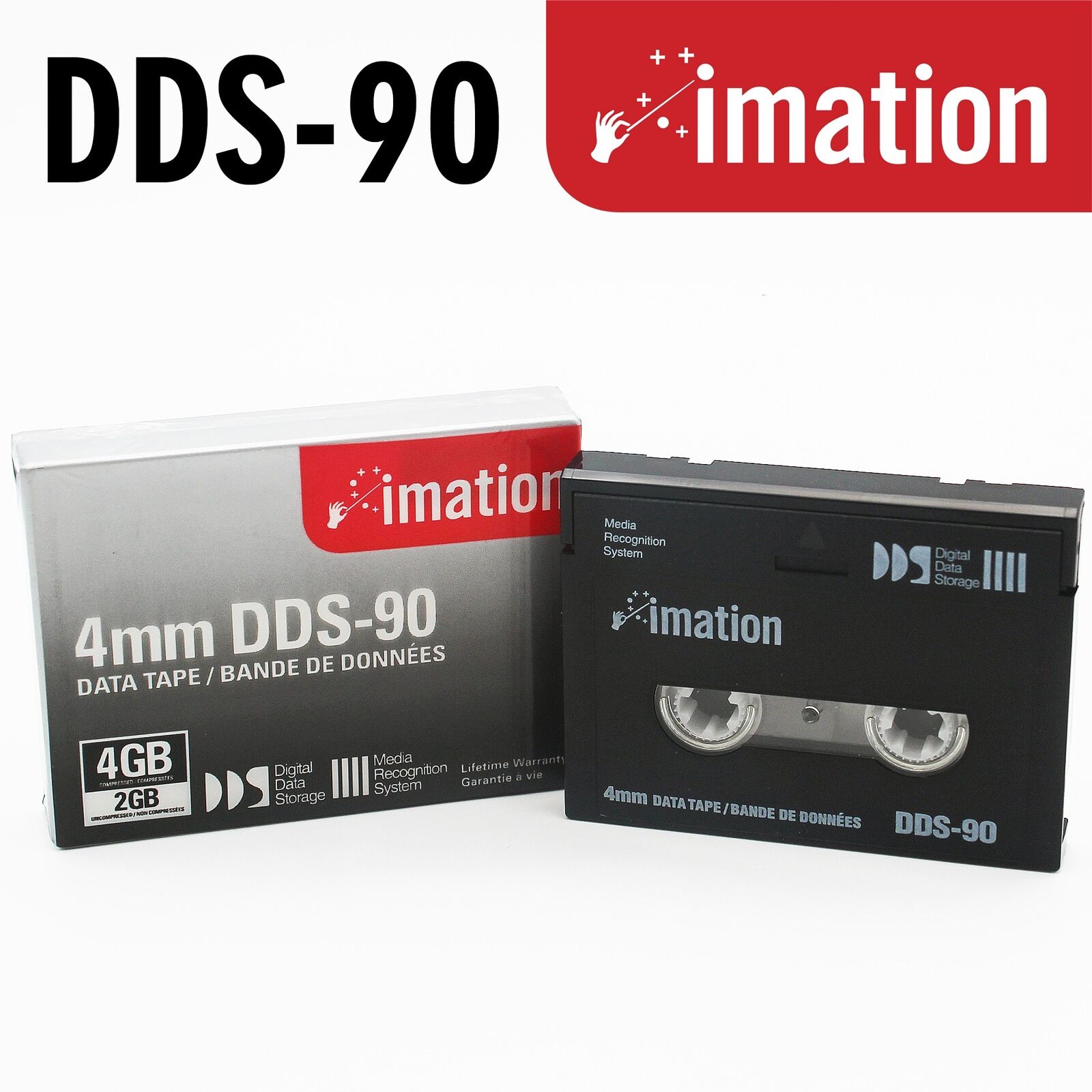 STORAGE DATI IMATION CARTUCCIA 2GB/4GB DDS-90 NASTRO 4mm 90M DATA TAPE