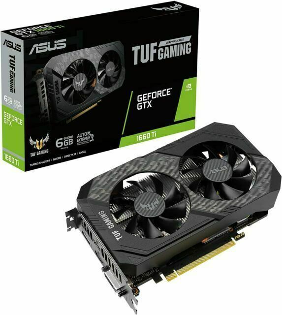 Scheda Video ASUS TUF Gaming GeForce GTX 1660 Ti EVO 6GB GDDR6 (90YV0CT8-M0NA00)
