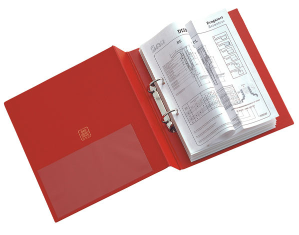 Raccoglitore San Remo 2000 Sei Rota - 15x21 cm - 4 Anelli a D 25 mm - Dorso 4 cm