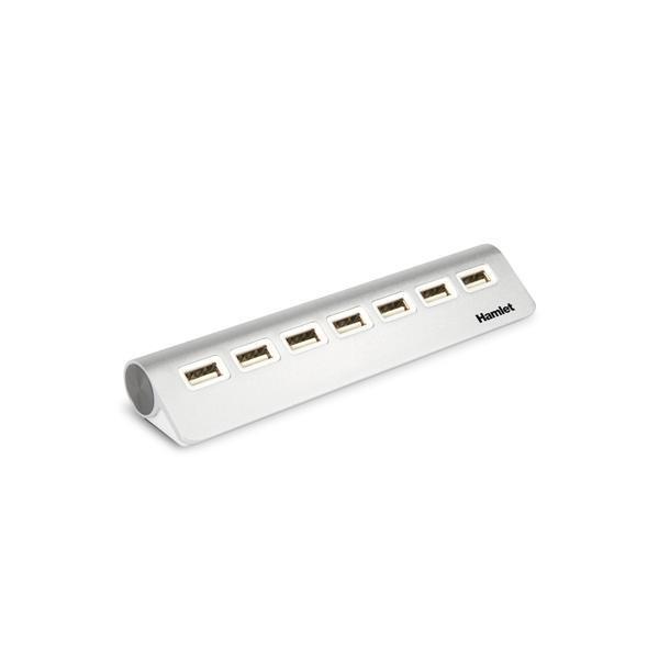 XHUB7020AL Hamlet 7 port usb 2.0 hub a 7 porte 480Mbps