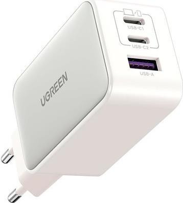 Ugreen Uno RG 65W 3-Port GaN Fast Charger pink blue Computer portatile Telefono