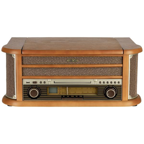 Reflexion HIF2002   Sistema stereo retro FM, CD, Cassette, Giradischi, USB, Allo