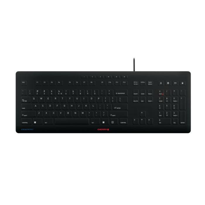 STREAM PROTECT  - Keyboard - Corded - QWERTY - Black