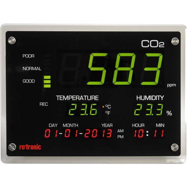 rotronic CO2-Display   Misuratore di anidride carbonica 0 - 5000 ppm